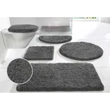 Badematte OTTO HOME "Sanremo Standard, Badvorleger, Badezimmer Teppich, sehr weich" Gr. 15, grau (anthrazit), H:30mm, Polyester, Badematten, Badematte, Badteppich, unifarben, rechteckig, rund & als 3-tlg. Set erhältlich