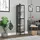 VCM Standvitrine Floka 30 x 35 x 160 cm Schwarz