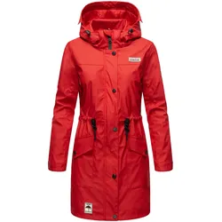 NAVAHOO Damen Outdoorjacke modischer Outdoor Regenmantel Deike