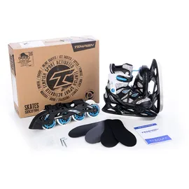 Tempish Kinder Tempish Enbo Ice Schwarz stahlgrau|SCHWARZ|BLAU 37