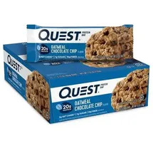 Quest Nutrition Proteinriegel Oatmeal Chocolate Chip Riegel 12 x 60 g