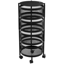 5five simply smart 5five - 3-stöckiger rollwagen "mayaj" schwarz