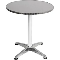 Mojawo Bistrogarnitur 3-teilig Aluminium - Rattan / Schwarz