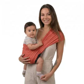 SCHMUSEWOLKE Speedy Terracotta - Hüfttrage aus Musselin | Gr.: onesize