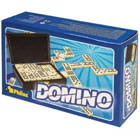 Philos Domino Doppel 9 Walnussoptik