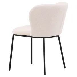 venture home Esszimmerstuhl Edina Polyester weiß 2er Set