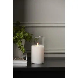 Star Trading LED Windlicht 15 cm weiß