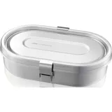 GEFU Lunchbox 'Companion', Lunchbox, Schwarz, silber