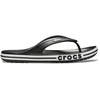 Crocs Unisex's Bayaband Flip Flop,Black/White,39/40 EU