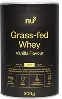 nu3 Grass-Fed Whey Vanille Poudre 300 g