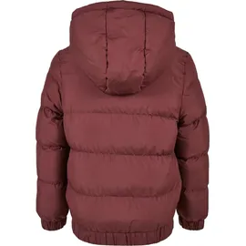 URBAN CLASSICS Hooded Puffer Jacket Rot 122/128
