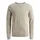 JACK & JONES Hill Knit Crew Pullover Oatmeal Melange 2XL