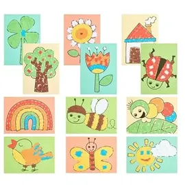 HABA Erstes Kleben Frühlingsbilder Bastelset