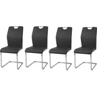 Hti-Living HTI-Living, Stühle, Esszimmerstuhl 4er Set Schwarz Nelly