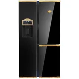 Kaiser Küchengeräte Kühlschrank, Schwarz, Metall, 91.1x183x69.3 cm, Küchengeräte, Küchenelektrogeräte, Kühl- & Gefrierschränke, Kühl- & Gefrierkombinationen