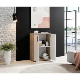 HBZ BC-Drift-2 60 x 84 x 35 cm Braun / Weiß