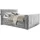 Stella Trading Boxspringbett 180 x 200 cm H2/Silber