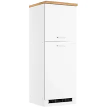 kochstation Kühlumbauschrank KS-Milan 60 x 60 x 166 cm Weiß