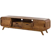 MASSIVMOEBEL24.DE Mailand TV-Board 173x40x48 cm Hellbraun Massivholz