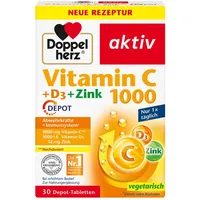 Doppelherz Aktiv Vitamin C 1000 + D3 + Zink Depot Tabletten 30 St.
