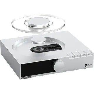 SMSL PL200T MQA-CD Digitaler Plattenspieler 32bit/768kHz DSD512 Optisch/Koaxial/I2S/AES-Ausgang HiFi-Decoder Transparent Staubschutz Aluminium