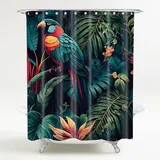 Sanilo Duschvorhang Exotic 180 x 200 cm grün