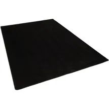 Snapstyle Hochflor Langflor Teppich Cottage Schwarz 200x200cm