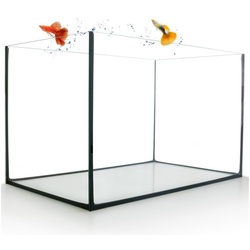 GarPet Aquarium Aquarium Becken rechteckig standard Größen Glas Aquariumbecken 40 cm x 25 cm x 25 cm