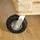 Relaxdays Bockrolle, 2.50-4, Traglast 120 kg, Gummi, Stahlplatte, luftbereift, Schwerlastrad, Gummirolle, schwarz/silber