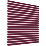 ECD Germany Doppelrollo Klemmfix ohne Bohren 70 x 230 cm Bordeaux