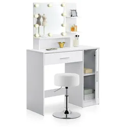 Schminktisch Zoey mit Hocker Tonia