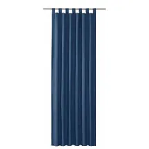 Tom Tailor Vorhang DOVE Blickdichter Schlaufenvorhang (1 St), Schlaufe, Baumwolle, 140 x 255 cm in Royal blau