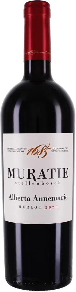 Muratie 2020 Muratie Merlot Alberta Annemarie 2020 Merlot Südafrika