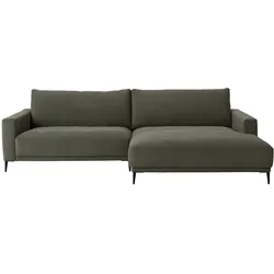 CASEDO Ecksofa Ibiza Cord Oliv