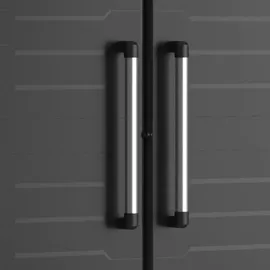 KETER Kunststoffschrank Detroit 65 x 182 x 45 cm Schwarz