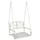 vidaXL Schaukelbank Stahl 71,5 x 59 x 55 cm Antik Weiß