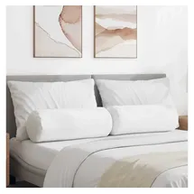 vidaXL Bolsterkissen 25 x 70 cm Weiß
