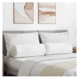 vidaXL Bolsterkissen 25 x 70 cm Weiß