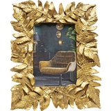 Kare DESIGN Bilderrahmen Golden leaves 19,5 x 23,5 cm Polyresin Gold