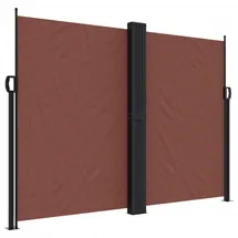 vidaXL Seitenmarkise Ausziehbar 180 x 600 cm Braun