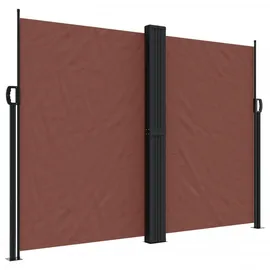 vidaXL Seitenmarkise Ausziehbar 180 x 600 cm Braun
