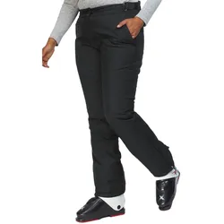 maier sports Ski-Hose für Damen winddichte Softshell-Hose wasserdichte Snowboard-Hose Große Größen 27996018 Schwarz - 56
