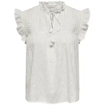 Only ONLReva Blusenshirt weiß XS