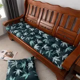 Morbuy Verdicken Deckchair Auflagen für Gartenliegen, Sonnenliege Kissen Tragbare Garten Sofa Innenhof Gepolstertes Bett Relax-Liegestuhl Sitzauflage für Innen,Außen (53x53cm,Blatt)