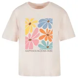 MERCHCODE Happiness Blooms Here Tee rosa L