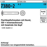 Reyher Flachkopfschraube ISO 7380-2 Bund/ISR VG M6x 35-T30 A 2 200Stück