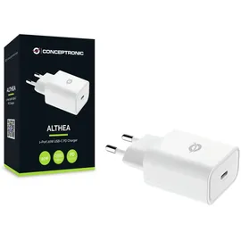 Conceptronic ALTHEA 1-Port 20W USB-C PD-Ladegerät weiß (ALTHEA07W)