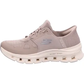 SKECHERS Glide-Step Pro Taupe Mesh / Silver Trim 41