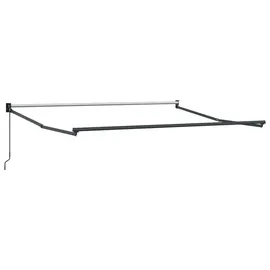 vidaXL Einziehbare Markise 5 x 3 m grau