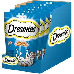 DREAMIES 6x60g - eine Delikatesse für eine Katze mit leckerem Lachs